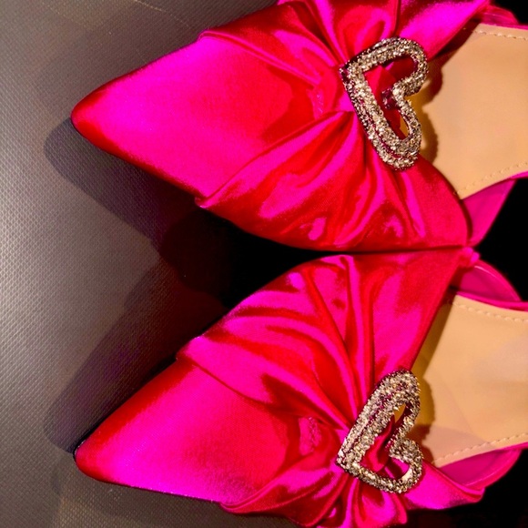 ZBY Women’s Shoes Heels Pink Size 6.5 - Picture 7 of 10